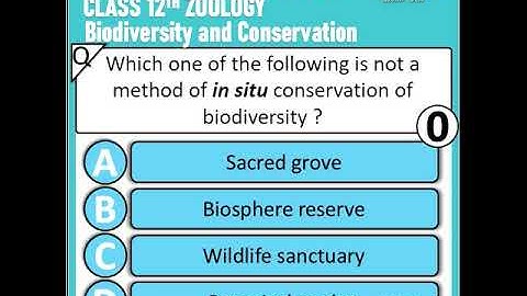 Biodiversity and conservation mcq neet 2022 class 12 mcq
