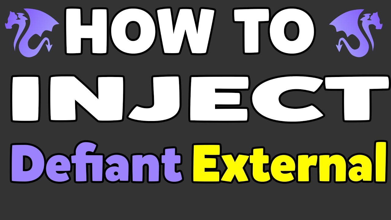 How To Setup And Inject The Defiant Rust External - YouTube