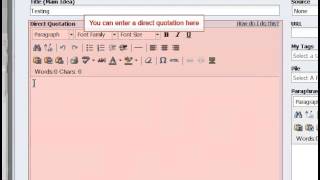 Using Noodle Tools for Creating Citations, Note-Taking, and Outlining