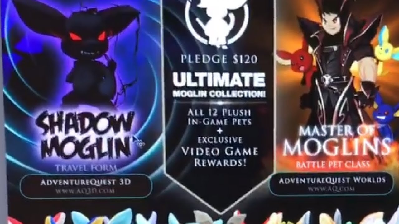 AQ3D Shadow Moglin TRAVEL FORM?! AdventureQuest 3D YouTube