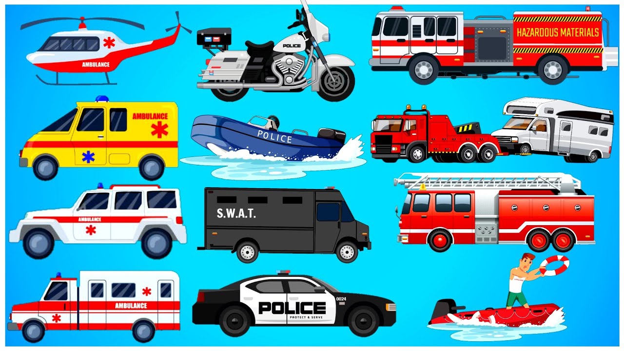 Voiture Police pour enfants style Mercedes Swat / Fire