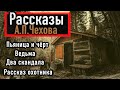 Рассказы А.П.Чехова. "Пьяница и чёрт", "Ведьма", "Два скандала", "Рассказ охотника".