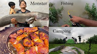 Big monster wallago attu catfish hunting || river monster ||incredible big patan fish catching..