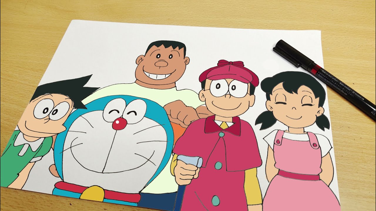How to Sketch Doraemon - YouTube