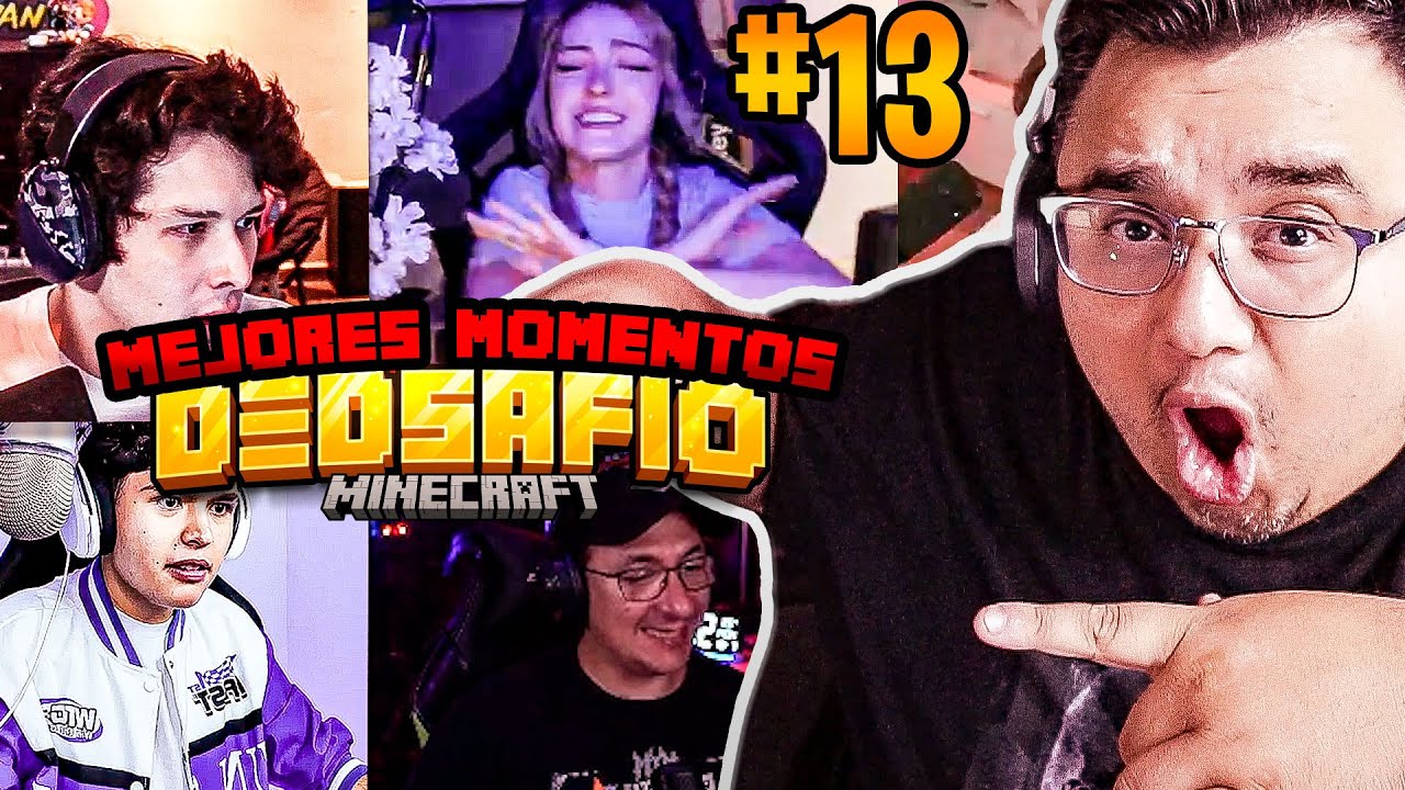 REACCIONANDO A MEJORES MOMENTOS EN DEDSAFIO MINECRAFT 3 DIA 13