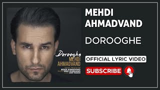 Mehdi Ahmadvand - Dorooghe I Lyrics Video ( مهدی احمدوند - دروغه )