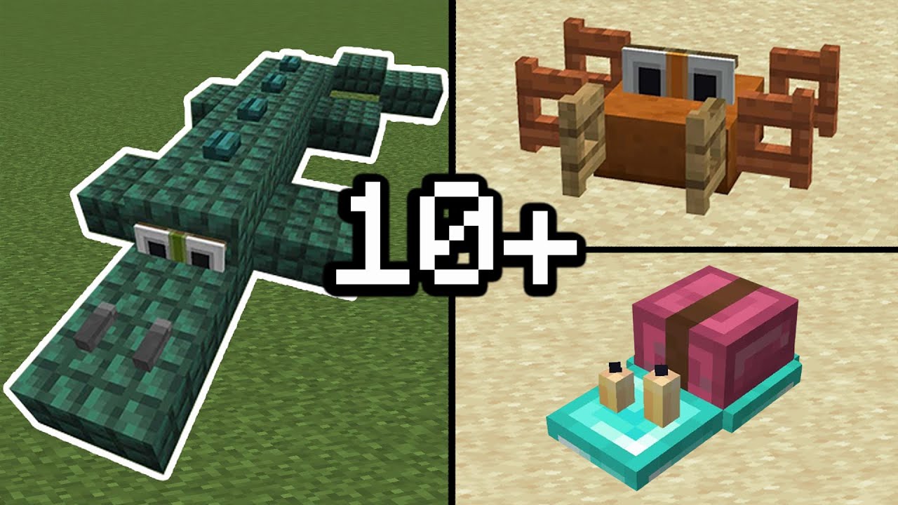 10+ ANIMAL Build Hacks in Minecraft! - YouTube