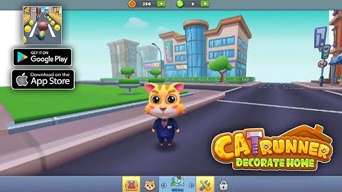 Cat Runner: Decorate Home Gameplay Part 1 - (Android,iOS) 