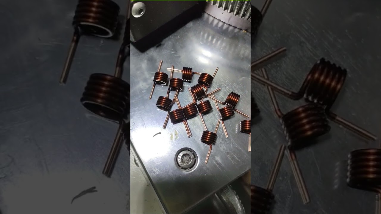 Enamelled flat coil winding