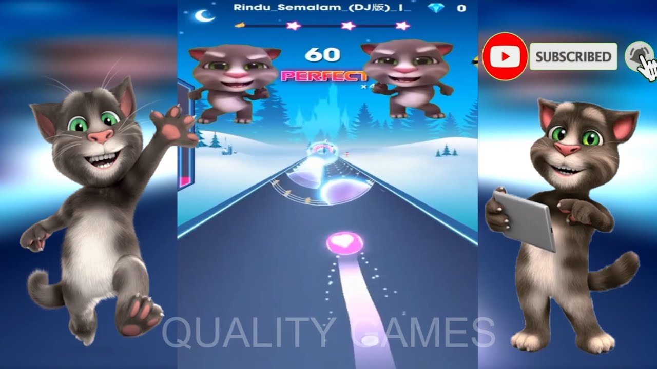 ✅ BEAT ROLLER - Talk Tom - Sayang song Gameplay All Levels Walkthrough Game Mobile New Uptade 2021