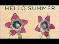 How to make floral earrings using #softflexcompany Design Kit. Exotic Blooms. Summer trend
