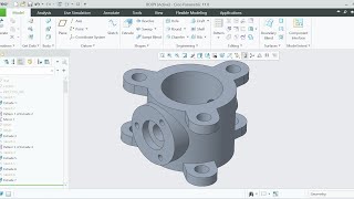 Butterfly valve assembly in hindi || Body || #creoparametric #ptccreo