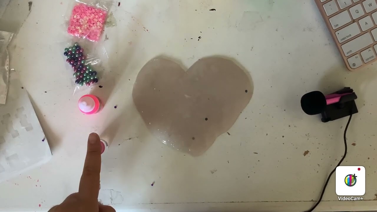 Fixing slime ASMR | clicky slime sounds