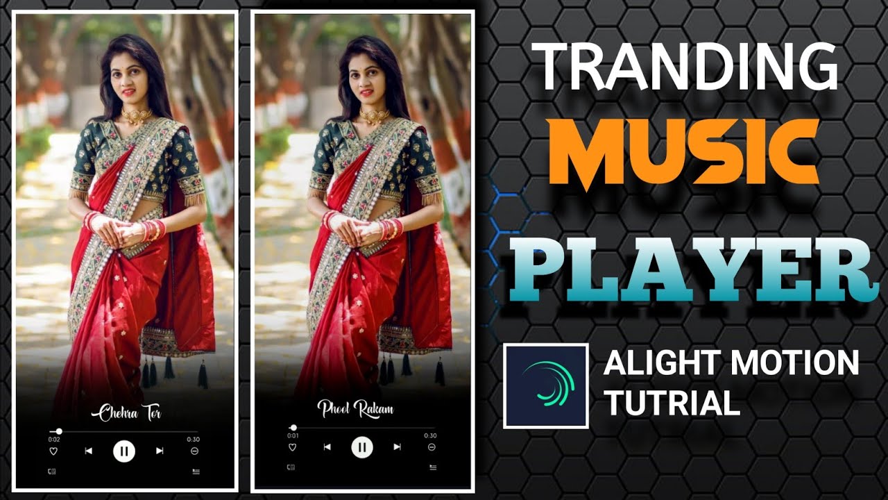 Tranding Music Player Alight Motion Video Editing Alight Motion