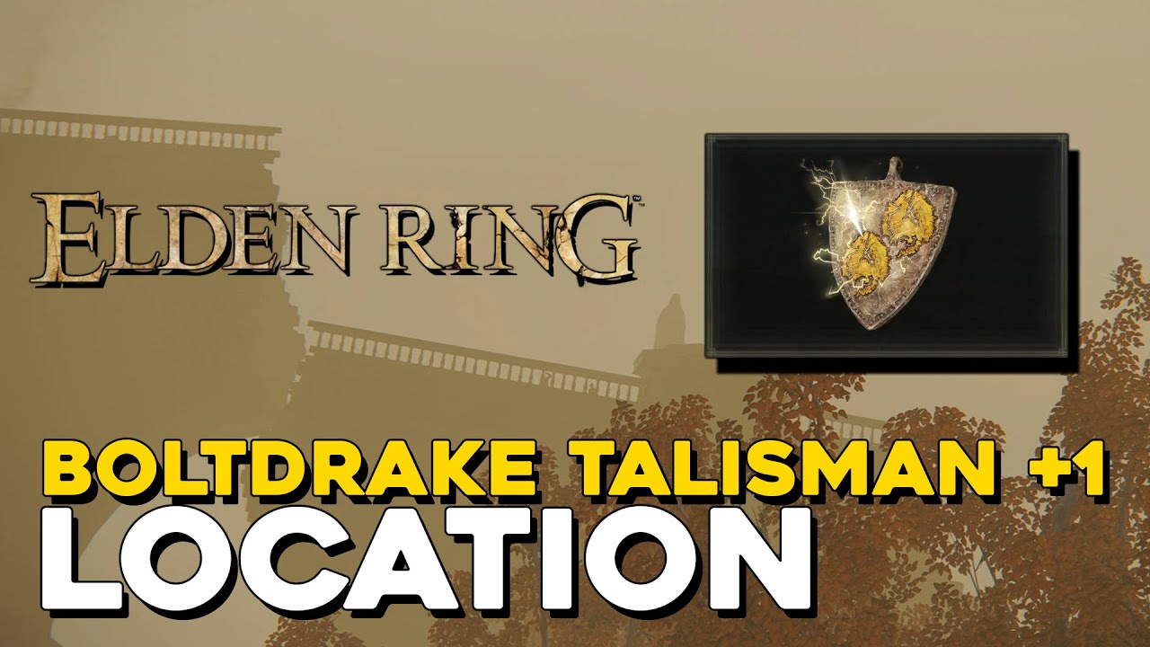 Elden Ring Boltdrake Talisman +1 Location