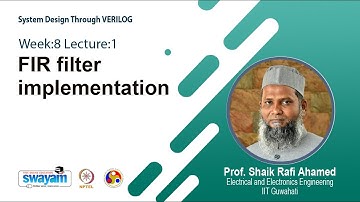 Lec 25: FIR filter implementation