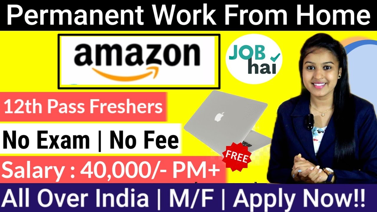Work From Home Jobs | Freshers are Eligible | Age 18+ | No Fee | No Exam | Apply Now!!!