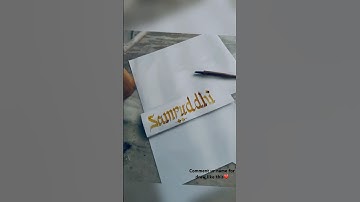 #samruddhi🤩❤️#english #calligraphy#name#trending#shorts#short#nameart#art #brushpencalligraphy