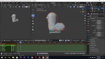 Running 3D Worm with Blender 2.82 (Blender Tutorial Indonesia)