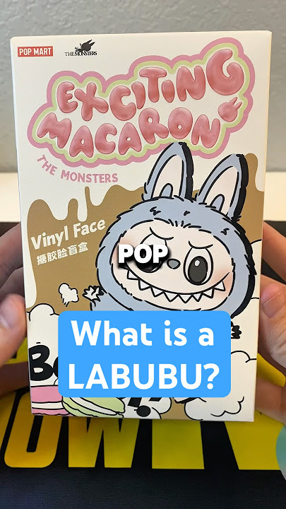 What the heck is a LABUBU? | unboxing pop mart vinyl toy #labubu