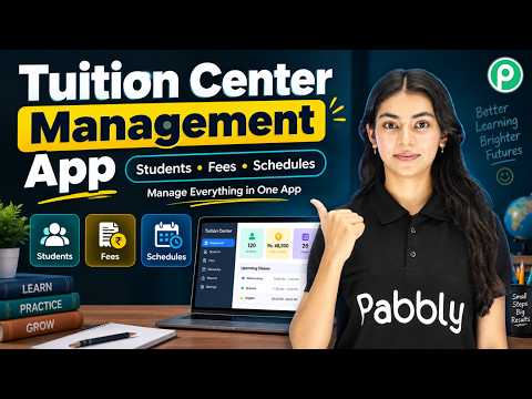 Video Tuition Center Owners — Manage Students, Fees & Schedules With One App!