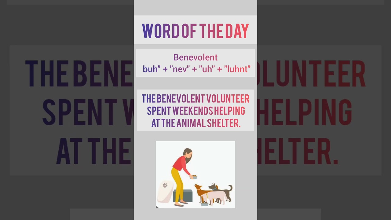 Meaning of "Benevolent"