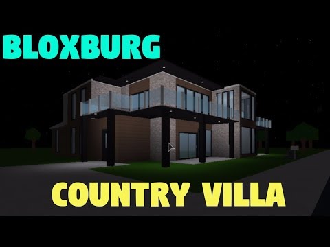 Bloxburg Country Villa Speedbuild - roblox bloxburg country house
