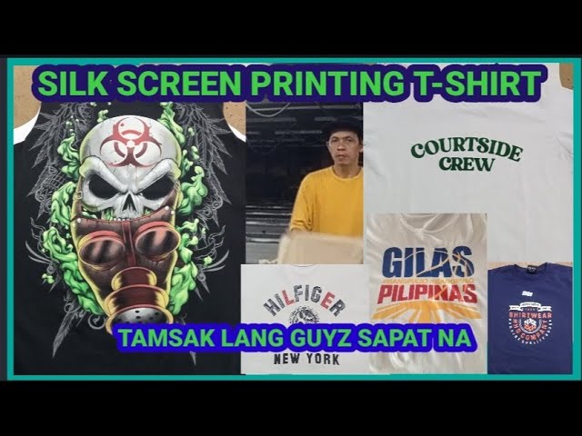 SILK SCREEN PRINTING T-SHIRT #CaloyQuimpan class=