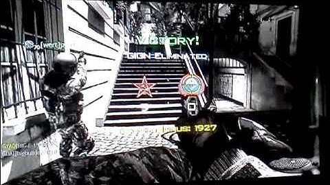 MW3 INFECTED LAST KILL W/THROWING KNIFE