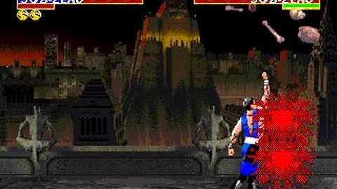 Ultimate Mortal Kombat 3 - Genesis & Mega Drive - Sub-Zero - Brutality