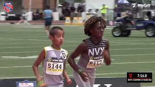 Epic 10-Year-Old Racewalk Finish Comes To The Line
