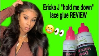 WHAT LACE?! Giving REAL HAIR Vibes - Hold Me Down Glue REVIEW -  HairByErickaJ 