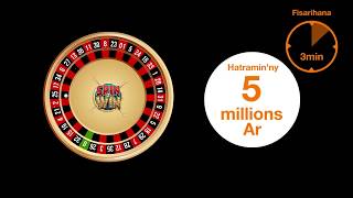 Spin 2 Win, efa azonao lalaovina @ alalan'ny Orange Money. Miaraka @ BET261.