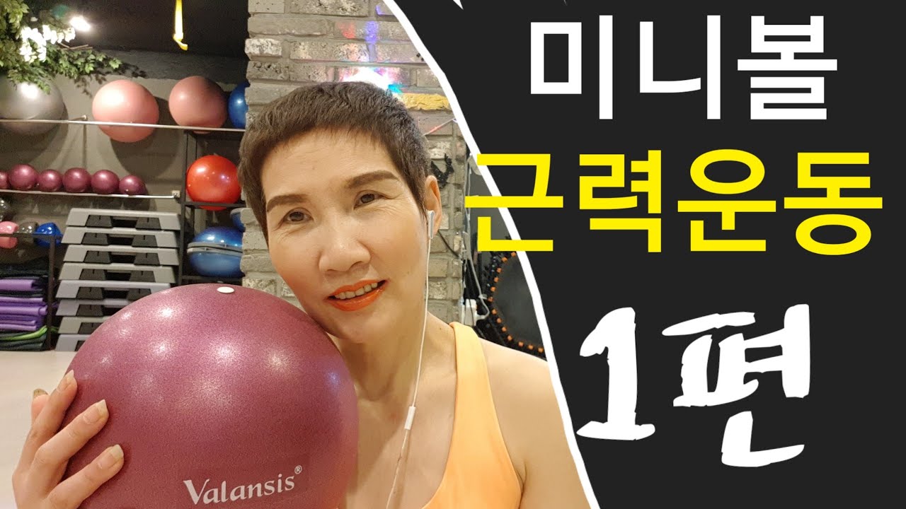 미니볼운동/ 미니볼근력 코어편 5가지동작 /mini ball YouTube