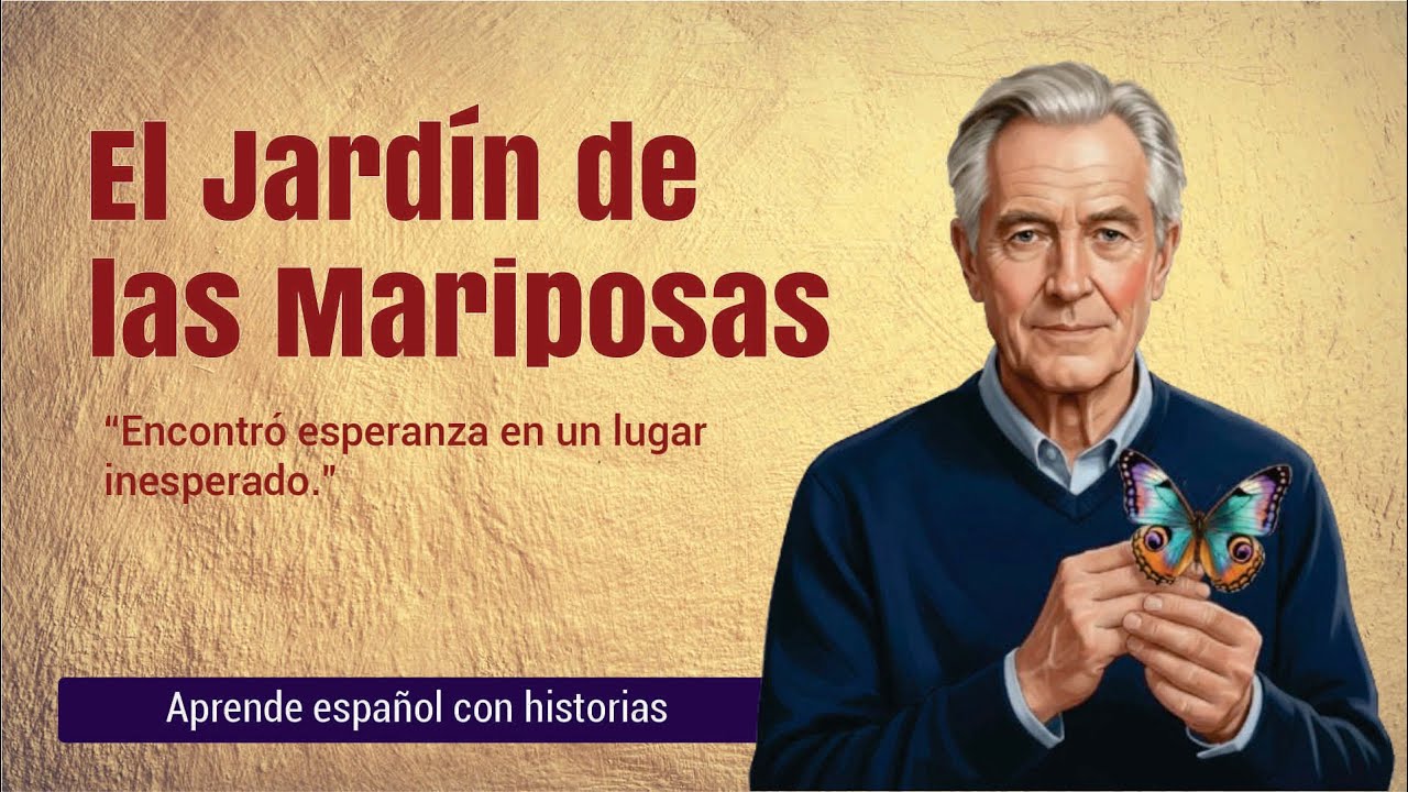🎬 El Jardín de las Mariposas | Historias en Español Nivel B1-B2 | Aprende Español con Historias