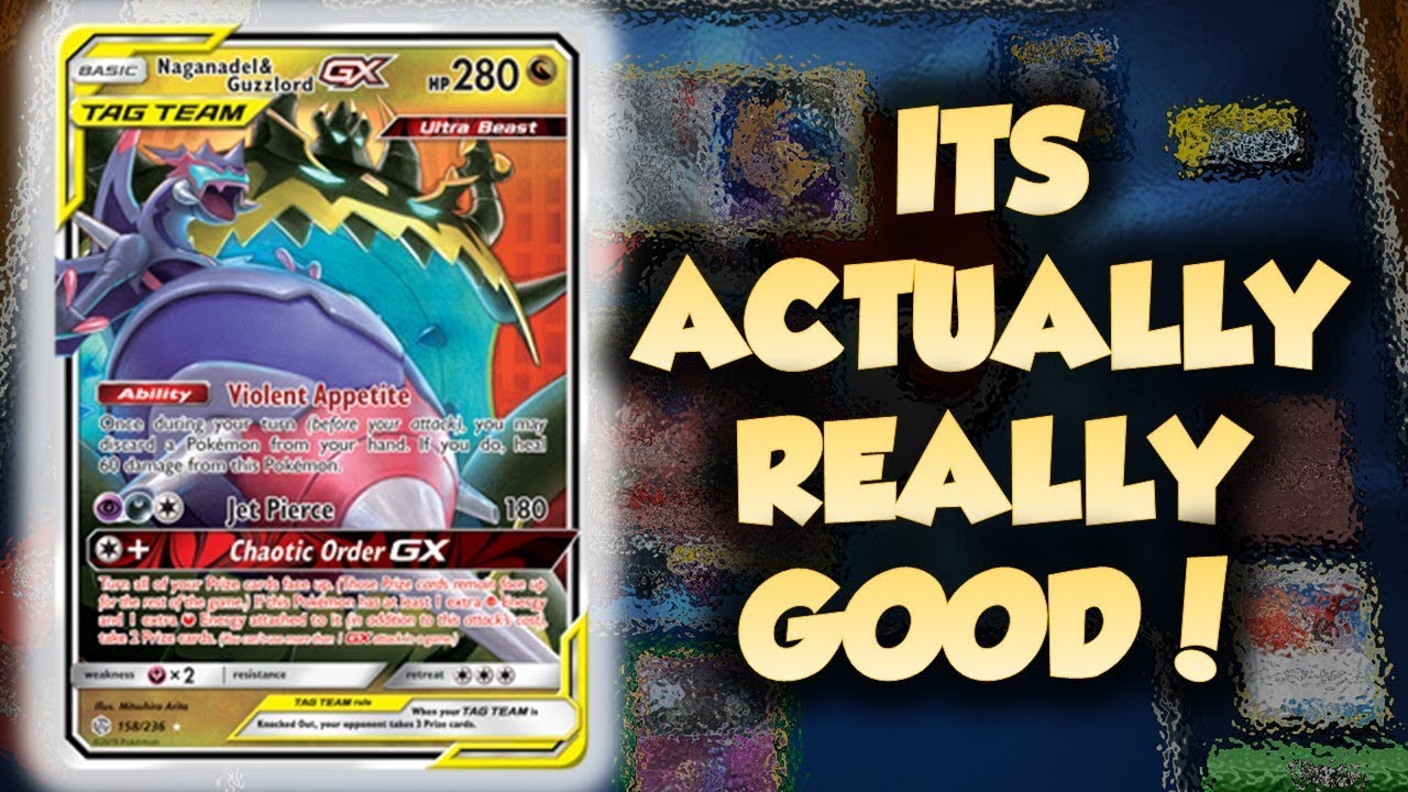 NEW Naganadel Guzzlord Tag Team Deck Is Actually Pretty Good! YouTube
