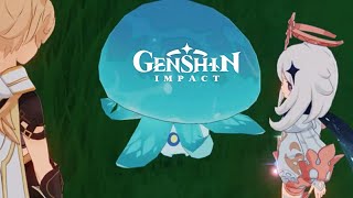 Genshin Impact but only Cute Bongo Head Moment (Fungi Tournament moment)