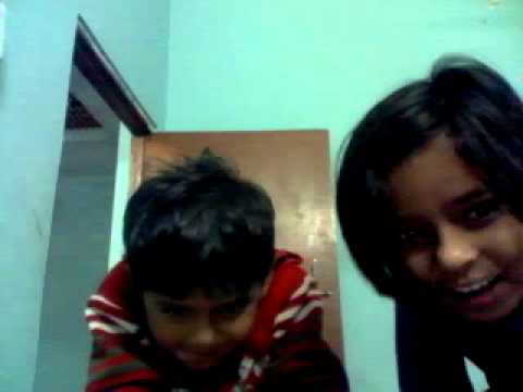 my sister little son and doughter Webcam Video from February 17, 2012 07:12 AM