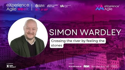 Simon Wardley - Crossing the River by feeling the Stones