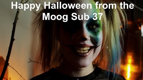 Happy Halloween from the Moog Sub 37