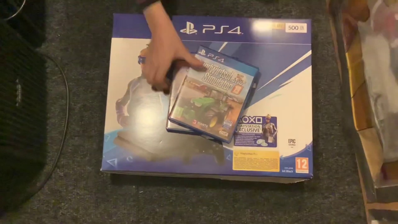 PlayStation 4 Slim Unboxing [Raphael Car man] Deutsch YouTube