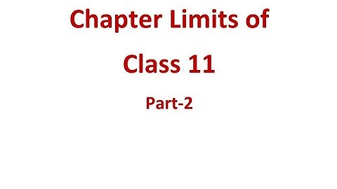 CLASS 11 LIMITS (part-2)Ex. 29.5 of RD Sharma #class11th #limits