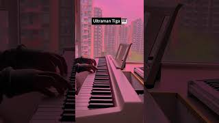 Playing Ultraman Tiga Song On Terence Foldable Piano  Ultraman Tiga Opening Take Me Higher Piano