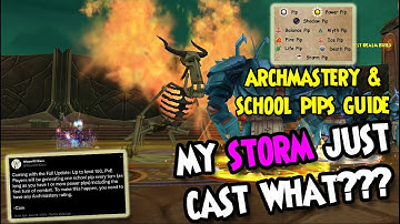 Wizard101: 🚧TEST REALM 🚧 SCHOOL PIPS AND ARCHMASTERY GUIDE