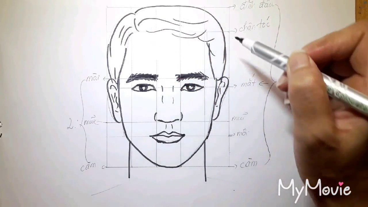 Cách Vẽ Chân Dung Người Già/ Vẽ Ông - Youtube