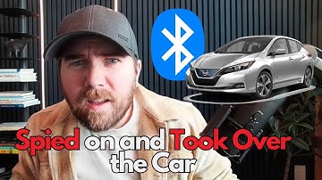 they hacked a car via bluetooth. could even steer it while moving.