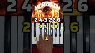 MONTAGEM COMA - Piano Tutorial | #pianotutorial #shorts #funk
