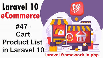 #47 Cart Product List in Laravel 10 | Laravel 10 E-Commerce
