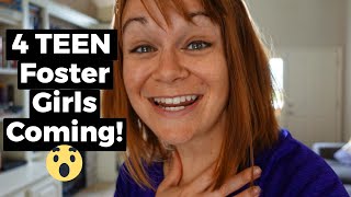 4 TEEN FOSTER GIRLS COMING (how we set up our house)