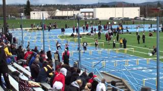 War VI Spokane - Men's 110 meter hurdles 4/13/13